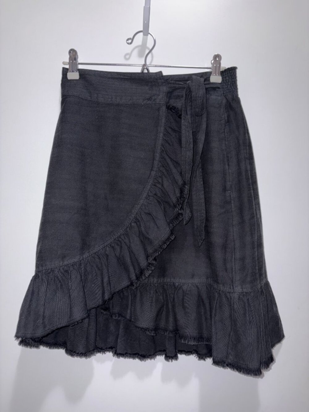 Pilcro Nettie Ruffled Mini Skirt